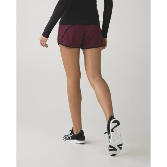 Lululemon Pants - Lululemon Run Times Short *4-way Stretch 4" Dottie Eigth Gingham Sz 8 EUC